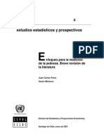 Feres e Mancero (2001) Enfoque Para La Medición de La Pobreza.breve Revisión de Literatura