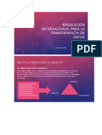 Regulacion Internacional para La Transferencia de Datos