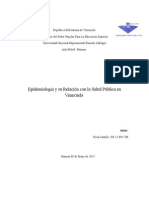 Ensayo de Epidemiologia y Salud Publica en Venezuela