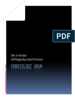 Embriologi Umum PDF