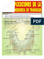 Aplicaciones de La Congruencia de Triangulos (Rubiños Ediciones)