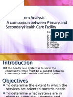 Health System Analysis