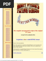 Monty Python Flying Circus Complete Scripts PDF | PDF | Monty ...