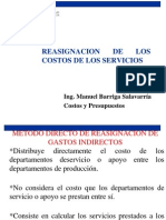 Reasignacion de Los Costos de Los Servicios Clase 6 15478