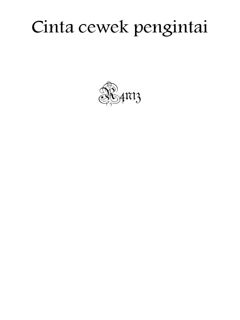 Cinta Cewek Pengintai Ranipdf