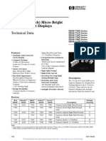 7.6 MM (0.3 Inch) Micro Bright Seven Segment Displays