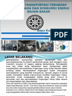Dampak Transportasi Terhadap Polusi Udara Dan Konsumsi Energi Bahan Bakar
