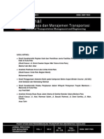 Sampul JUrnal Transportasi - ISSN - JULI 2011