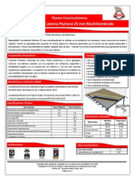 Ficha Técnica Plystone 25 MM Mach PDF