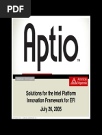 Aptio Overview