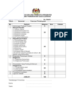 format pemarkahan Case Clerking