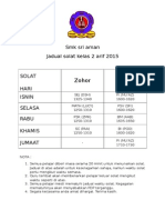 Jadual Solat