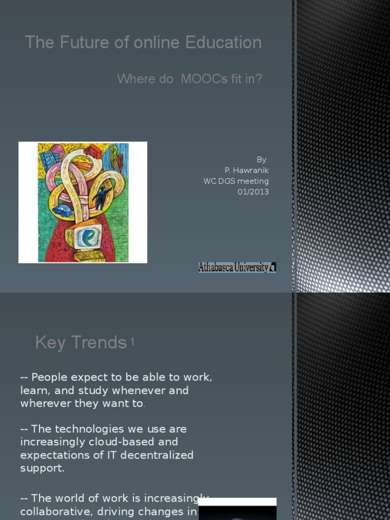 Future Trends in Online Education and MOOCs | PDF | Massive Open Online ...