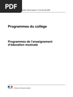 Programme Musique General 33214