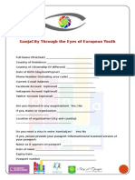 Ganja EYC 2016 Application Form