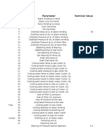 Temperature and pressure parameters of generator components