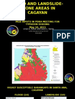 Flood-susceptible areas in Cagayan, Philippines by the GeoMines Bureau  #DodongPH (Mgb May 10)