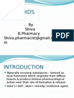 Autocoids: by Shiva B.Pharmacy Shiva - Pharmacist@gmail - Co M