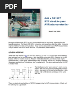 Add A DS1307 RTC Clock To Your AVR Microcontroller