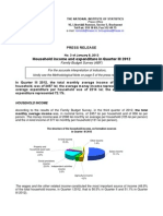 Romania Household Incomes & Expenditures