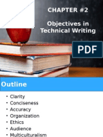 Chapter 2 - Objectives in Technical Writing