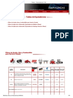 Filtros Equivalencias