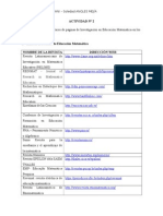 Revistas de Didáctica de la Matemática