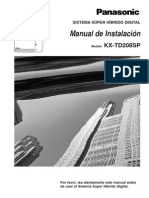 Manual Instalacion KX-T208SP