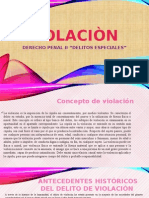 Violacion Derecho Penal