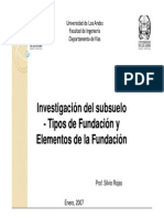 Investigacion Del Subsuelo