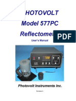 PHOTOVOLT Model 577PC Reflectometer User's Manual