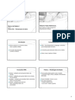 Banco de Dados I Roberto Yukio Nishimura: Introdução Comandos DML