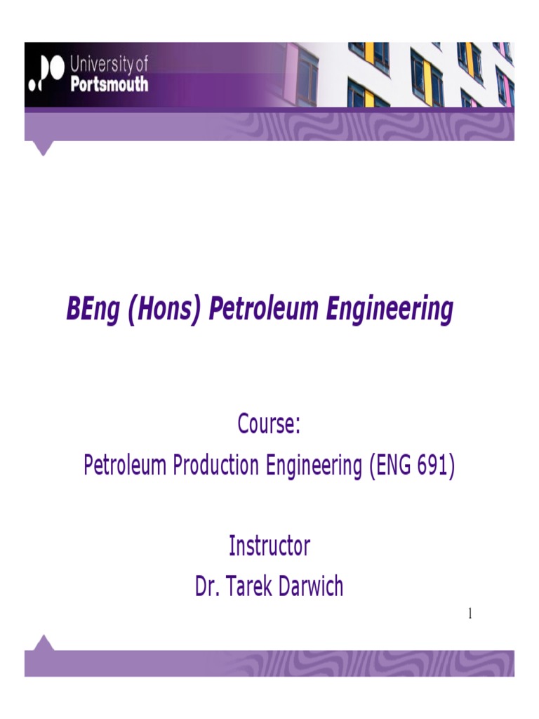 Petroleum Production Engineering Lecture 2 Production From