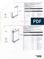 120K Motor Grader Radiator Parts List