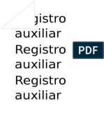 Registro Auxiliar