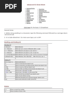 Advanced Vi Cheat Sheet