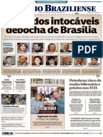 Capa Jornal Intocáveis de Brasília