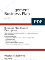 Management Business Plan - Portfolio