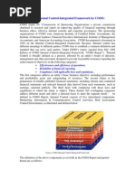 Summary of COSO Internal Control Framework PDF