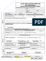 Compensatory Leave Letter