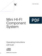 Mini HI-FI COMPONENT SYSTEM