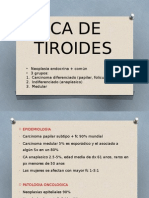 CA de Tiroides