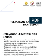 Pelayanan Anestesi Dan Bedah