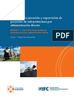 Obras de infraestructura por administracion presupuestaria directa