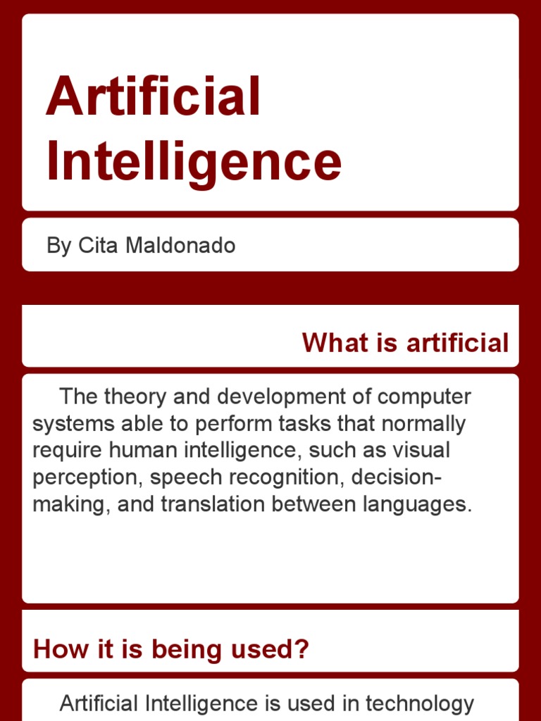Artificial Intelligence | PDF