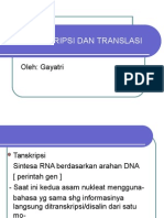 Transkripsi Dan Translasi