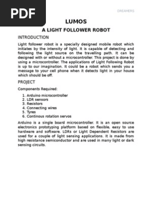arduino light follower