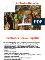 Electronic Snake Repeller