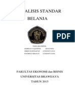 Makalah Kelompok 6 - Analisis Standar Belanja PDF