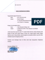 Surat Keterangan Kerja PDF